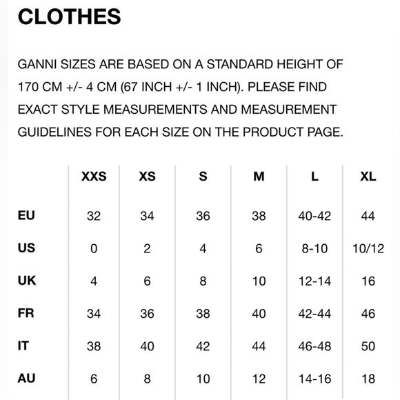 Ganni Smock Satin Crop Blouse Size XS - Picture 6 of 12